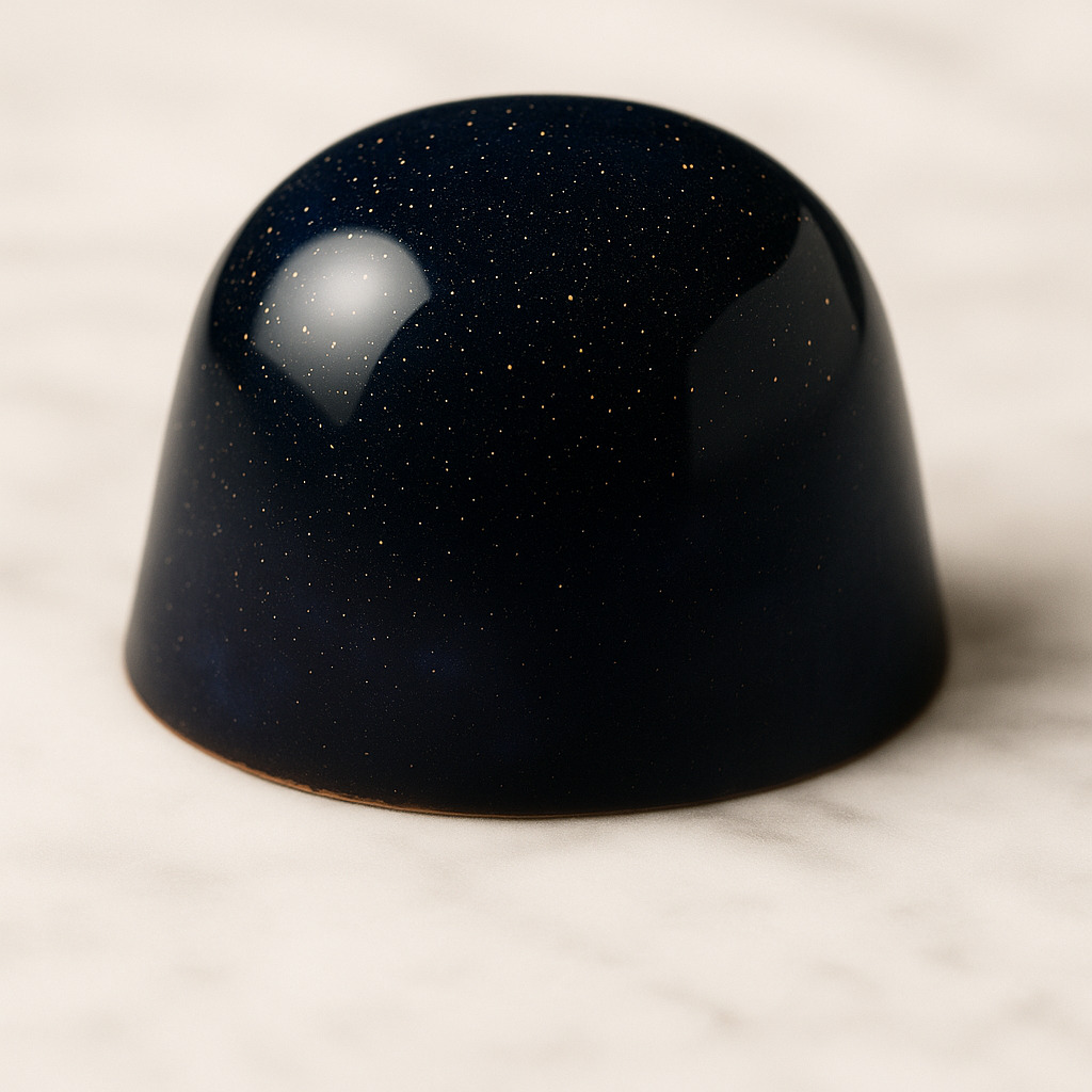 Bombón de chocolate negro Constelación Nocturna con cassis